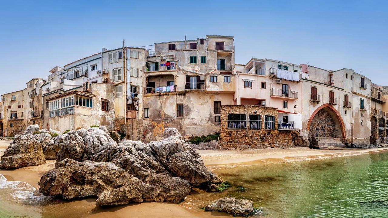 Ferienwohnung Il Mare Di Dafni Cefalù Exterior foto