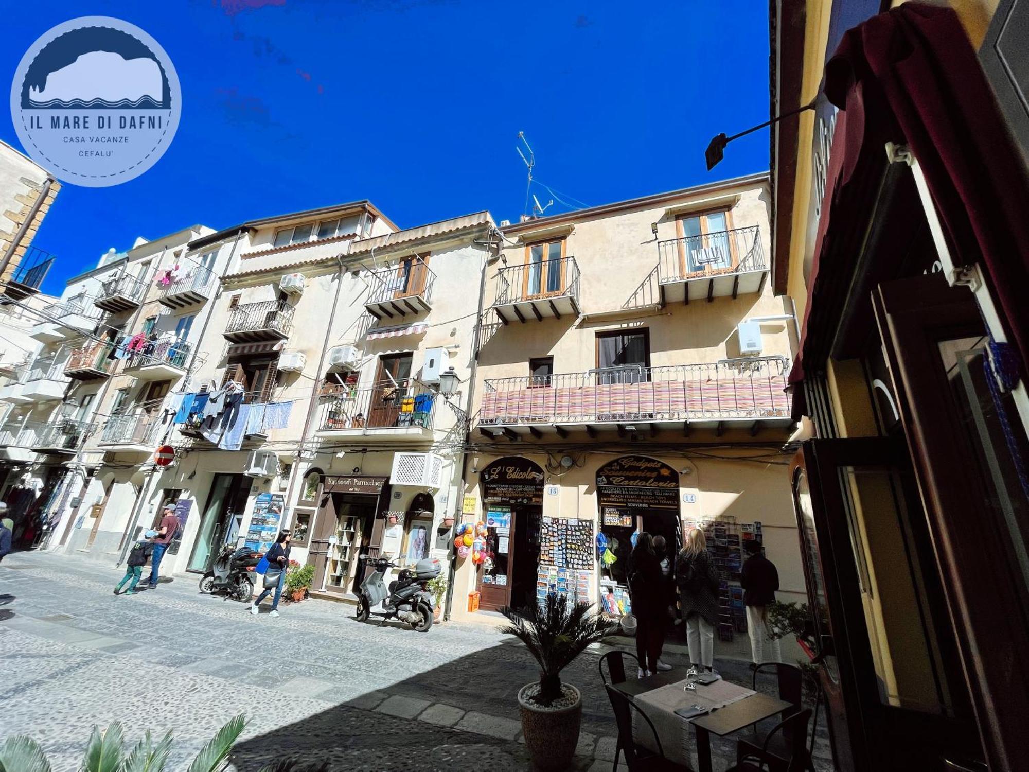 Ferienwohnung Il Mare Di Dafni Cefalù Exterior foto